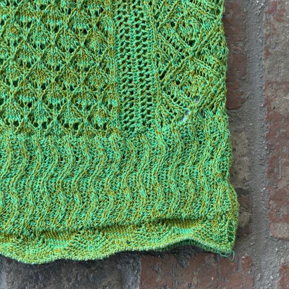 Zara Green Sweater Knit Vest Sleeveless Size M - Picture 3 of 7